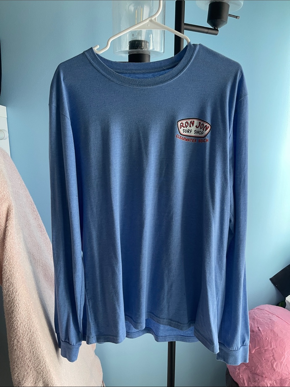 Ron Jon Long-Sleeve Surf Logo Tee - Blue